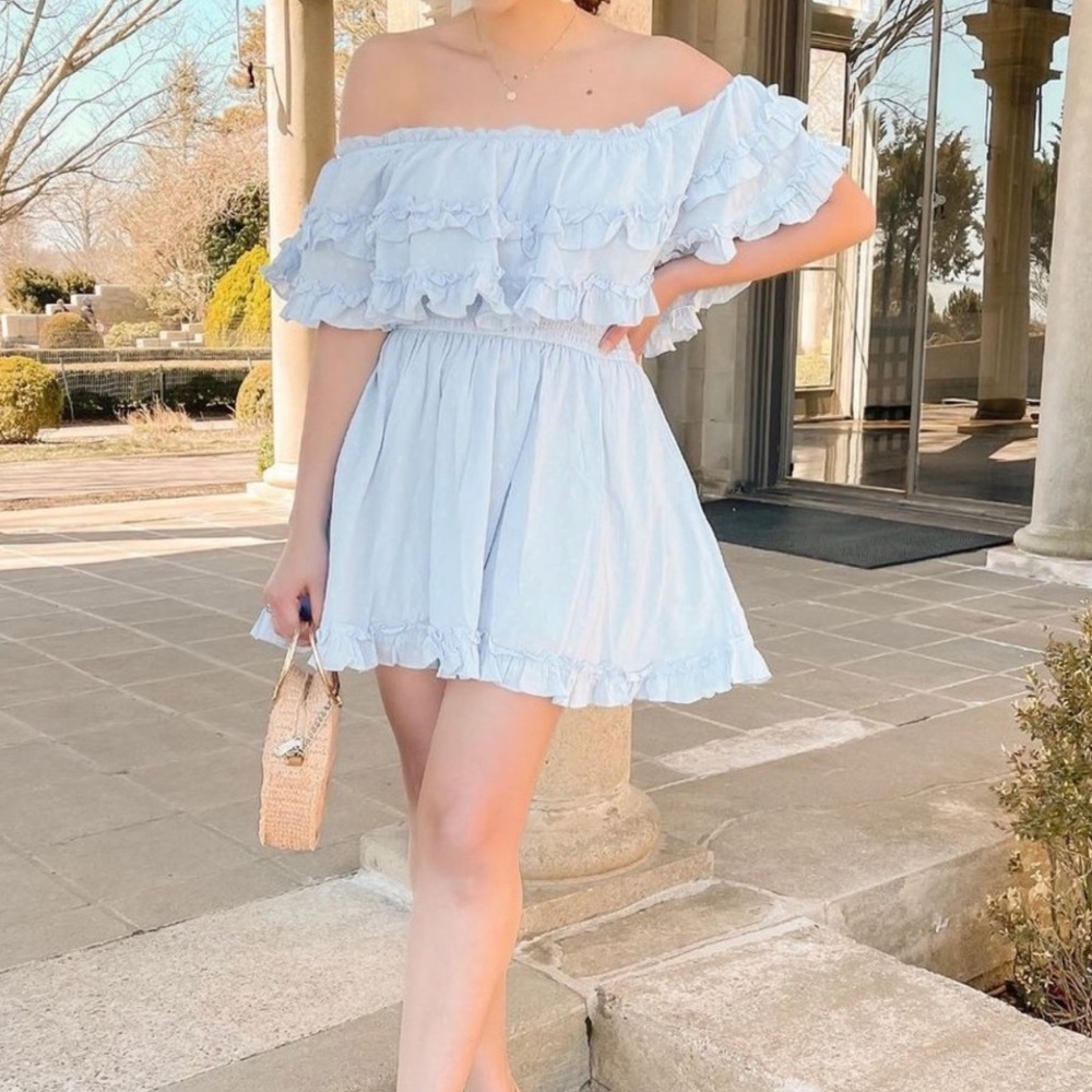 Ruffle Mini Dress